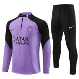 PSG Purple Training Suit Mens 2023/24
