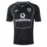 2000/01 Manchester United Retro Away Black Men Soccer Jersey Shirt
