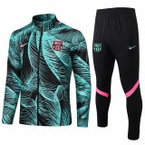 Barcelona Green Training Suit Jacket + Pants Mens 2021/22