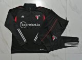 Sao Paulo FC Black Training Suit Mens 2023/24
