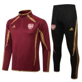 Arsenal Teamgeist Burgundy Training Suit Jacket + Pants Mens 2021/22