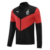 AC Milan Black - Red All Weather Windrunner Jacket Mens 2022/23