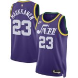 Utah Jazz Purple Swingman Jersey - Classic Edition Mens 2023/24 #MAKKANEN - 23