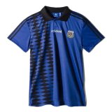 1994 Argentina Retro Away Blue Men Soccer Jersey Shirt
