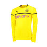 Borussia Dortmund Cup 18-19 Cup Home Yellow LS Soccer Jersey Shirt