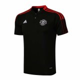Manchester United Black Polo Jersey Mens 2021/22