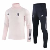 2020/2021 Juventus Turtle Neck Pink Men's Soccer Training Suit