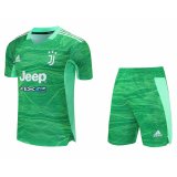 Juventus Goalkeeper Green Jersey + Short Mens 2021/22