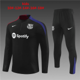 Barcelona Black Training Suit Kids 2024/25