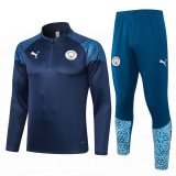 Manchester City Royal Training Sweatshirt + Pants Mens 2023/24