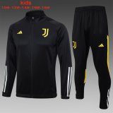 Juventus Black Training Jacket + Pants Kids 2023/24