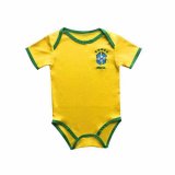 2020 Brazil Home Yellow Baby Infant Crawl Soccer Jersey Shirt