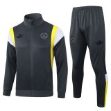 Borussia Dortmund Grey Training Jacket + Pants Mens 2023/24