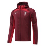 Liverpool Burgundy All Weather Windrunner Jacket Mens 2021/22 #Hoodie
