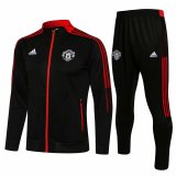 Manchester United Black Training Suit (Jacket + Pants) Mens 2021/22