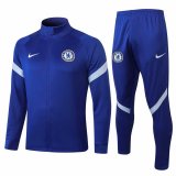2020-2021 Chelsea Blue Jacket Soccer Training Suit