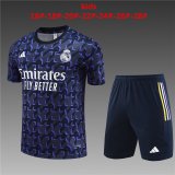Real Madrid Purple Training Jersey + Short Kids 2023/24