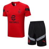 AC Milan Red Jersey + Short Mens 2022/23