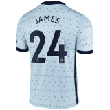 2020/2021 Chelsea Away Light Blue Men's Soccer Jersey James #24