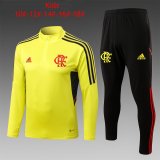 Flamengo Yellow Training Suit Kids 2022/23