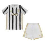 2020/2021 Juventus Home Kids Soccer Jersey Kit (Shirt + Short)