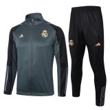 Real Madrid Grey Training Jacket + Pants Mens 2023/24