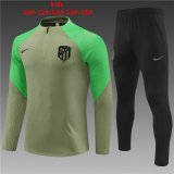 Atletico Madrid Army Green Training Suit Kids 2023/24