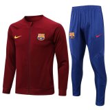Barcelona Burgundy Training Suit Jacket + Pants Mens 2022/23