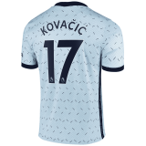 2020/2021 Chelsea Away Light Blue Men's Soccer Jersey Kovacic #17