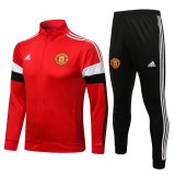 Manchester United Red Training Suit (Jacket + Pants) Mens 2021/22