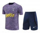 Tottenham Hotspur Purple Training Jersey + Short Mens 2023/24