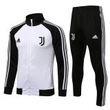 Juventus White - Black Training Suit Jacket + Pants Mens 2021/22