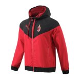 AC Milan Red All Weather Windrunner Jacket Mens 2023/24