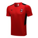 AC Milan Red Training Jersey Mens 2021/22
