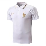 France White Polo Jersey Mens 2022