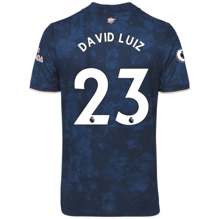 2020/2021 Arsenal Third Navy Men's Soccer Jersey DAVID LUIZ #23