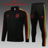 Ajax Black Training Suit Jacket + Pants Kids 2021/22