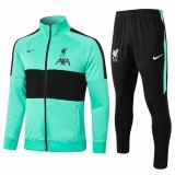 2020-2021 Liverpool Green Jacket Soccer Training Suit