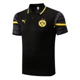 Borussia Dortmund Black Polo Jersey Mens 2022/23