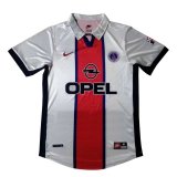 1998-1999 PSG Retro Away White Men Soccer Jersey Shirt