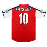 Arsenal Home Jersey Mens 2000/2001 #Retro Bergkamp #10