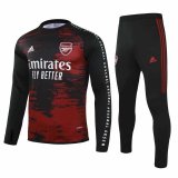 2020-2021 Arsenal Crew Neck Red-Black Soccer Training Suit