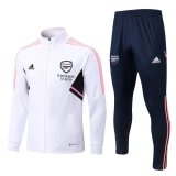 Arsenal White Training Suit Jacket + Pants Mens 2022/23