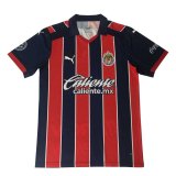 2020/2021 Chivas Away Navy&Red Stripes Men Soccer Jersey Shirt