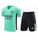 Arsenal Green Jersey + Short Mens 2021/22