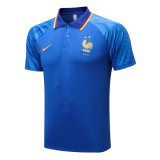 France Blue Polo Jersey Mens 2022