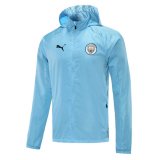 Manchester City Light Blue All Weather Windrunner Soccer Jacket Mens 2020/21