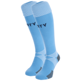 2020/2021 Manchester City Home Light Blue Men Soccer Socks