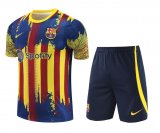 Barcelona Yellow Training Jersey + Short Mens 2023/24