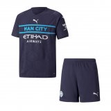 Manchester City Third Jersey + Shorts Kids 2021/22